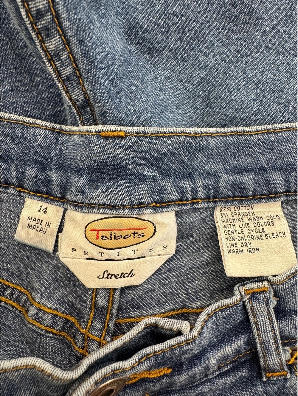 Talbots Petites Stretch Denim Jeans - Picture 4 of 4